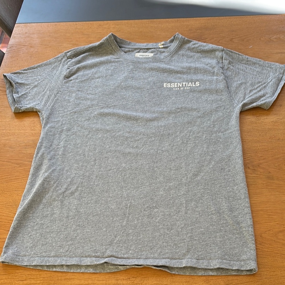 Essentials Gray Short Sleeve Tee